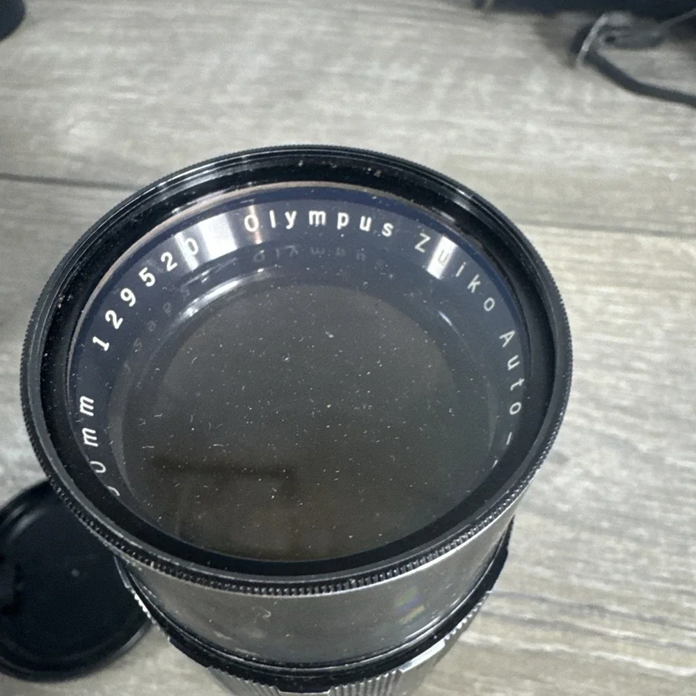 Camera Lens Lot and Accessories Untested As Is Zuiko, Vivitar, Olympus, & More
